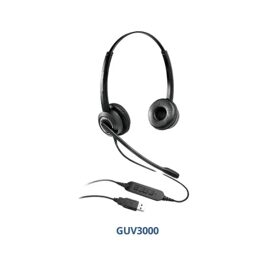 Grandstream GUV3000 USB-гарнитура, наушники для IP-телефона, ноутбука, компьютера